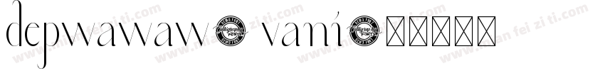 depwawaw5 vani字体转换